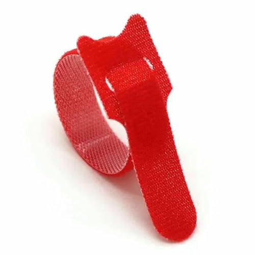20–200 Stück lösbare Kabelbinder für Maus-Kopfhörer, Kabelmanagement, Nylon-Kabelbinder, wiederverwendbare Schlaufenbänder, Bänder, Rot, 200 mm x 200 Stück 20–200 Stück lösbare Kabelbinder für Maus-Kopfhörer, Kabelmanagement, Nylon-Kabelbinder, wiederverwendbare Schlaufenbänder, Bänder, Rot, 200 mm x 200 Stück von GTYFRD
