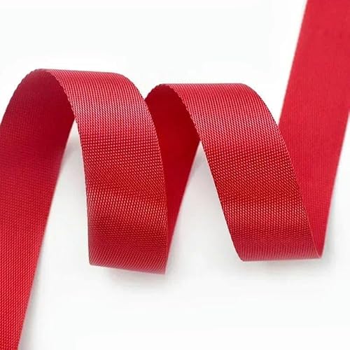 3,0 m 20/25/32/38/50 mm Nylon-Gurtband, Rucksackgurt, Haustierhalsband, Band, DIY-Tasche, Kleidung, Nähzubehör, Rot, 20 mm 3,0 m 20/25/32/38/50 mm Nylon-Gurtband, Rucksackgurt, Haustierhalsband, Band, DIY-Tasche, Kleidung, Nähzubehör, Rot, 20 mm von GTYFRD