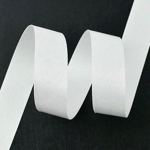 3,0 m 20/25/32/38/50 mm Nylon-Gurtband, Rucksackgurt, Haustierhalsband, Band, DIY-Tasche, Kleidung, Nähzubehör, Weiß, 50 mm 3,0 m 20/25/32/38/50 mm Nylon-Gurtband, Rucksackgurt, Haustierhalsband, Band, DIY-Tasche, Kleidung, Nähzubehör, Weiß, 50 mm von GTYFRD