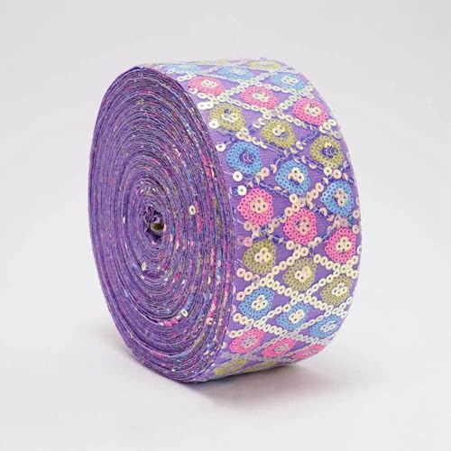 3 Zoll 75 mm DIY zweifarbig geschälter, unordentlicher Paillettenstoff, wendbares Paillettenband für Bastelbedarf, Nähzubehör, 5 Yard-N2304701-25 Yard 3 Zoll 75 mm DIY zweifarbig geschälter, unordentlicher Paillettenstoff, wendbares Paillettenband für Bastelbedarf, Nähzubehör, 5 Yard-N2304701-25 Yard von GTYFRD