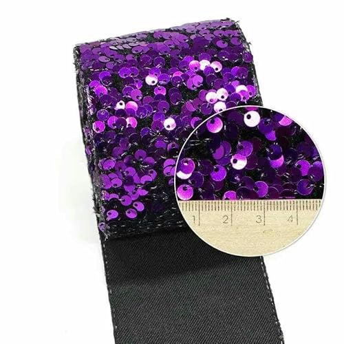 3 Zoll 75 mm DIY zweifarbig geschälter, unordentlicher Paillettenstoff, wendbares Paillettenband für Bastelbedarf, Nähzubehör, 5 Yard-O4102712-25 Yard 3 Zoll 75 mm DIY zweifarbig geschälter, unordentlicher Paillettenstoff, wendbares Paillettenband für Bastelbedarf, Nähzubehör, 5 Yard-O4102712-25 Yard von GTYFRD