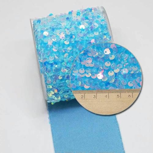 3 Zoll 75 mm DIY zweifarbig geschälter, unordentlicher Paillettenstoff, wendbares Paillettenband für Bastelbedarf, Nähzubehör, 5 Yard-O4102716-25 Yard 3 Zoll 75 mm DIY zweifarbig geschälter, unordentlicher Paillettenstoff, wendbares Paillettenband für Bastelbedarf, Nähzubehör, 5 Yard-O4102716-25 Yard von GTYFRD