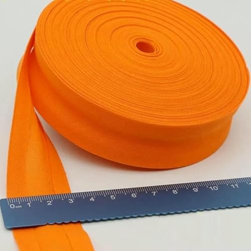 30 mm breites Schrägband aus Baumwolle, DIY-Nähen für Kinderkleidung, Steppdecken, Tischdecken, Kantenstreifen, Nähstoffzubehör, Orange, 30 mm x 5 m 30 mm breites Schrägband aus Baumwolle, DIY-Nähen für Kinderkleidung, Steppdecken, Tischdecken, Kantenstreifen, Nähstoffzubehör, Orange, 30 mm x 5 m von GTYFRD