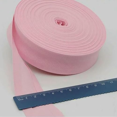 30 mm breites Schrägband aus Baumwolle, DIY-Nähen für Kinderkleidung, Steppdecken, Tischdecken, Kantenstreifen, Nähstoffzubehör, Rosa, 30 mm x 5 m 30 mm breites Schrägband aus Baumwolle, DIY-Nähen für Kinderkleidung, Steppdecken, Tischdecken, Kantenstreifen, Nähstoffzubehör, Rosa, 30 mm x 5 m von GTYFRD