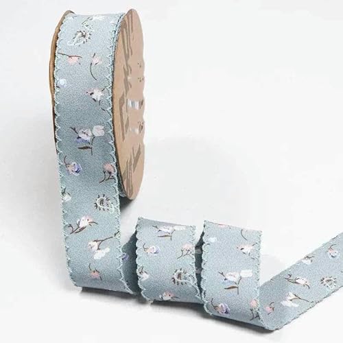 4,5 m, 40 mm, florales Spitzenband, DIY-Schleife, Kopfbedeckungsmaterialien, Tortenschachtel, Blumen, Verpackung, Nähen, Dekorationszubehör, blau, 40 mm breit 4,5 m, 40 mm, florales Spitzenband, DIY-Schleife, Kopfbedeckungsmaterialien, Tortenschachtel, Blumen, Verpackung, Nähen, Dekorationszubehör, blau, 40 mm breit von GTYFRD