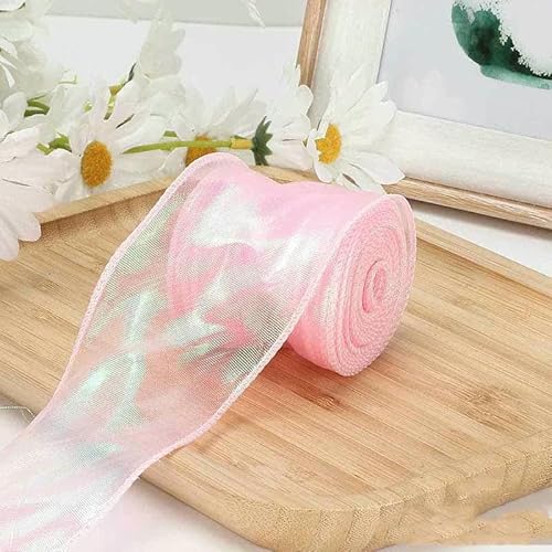 40 mm 10 Yards Organzaband für Blumenstraußverpackungen, Schachtelverpackungen, Schleifenmaterial, DIY-Nähstoff, Kleidungsdekoration-A-07-10 Yards 40 mm 10 Yards Organzaband für Blumenstraußverpackungen, Schachtelverpackungen, Schleifenmaterial, DIY-Nähstoff, Kleidungsdekoration-A-07-10 Yards von GTYFRD