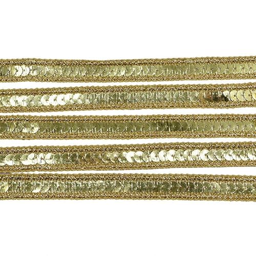 5 Meter 12 mm Paillettenband Gold Silber Spitzenbesatz Glitzerbänder Besatzstoff für Hochzeitstuch Kopfschmuck DIY Nähzubehör-B03-3,0 m 5 Meter 12 mm Paillettenband Gold Silber Spitzenbesatz Glitzerbänder Besatzstoff für Hochzeitstuch Kopfschmuck DIY Nähzubehör-B03-3,0 m von GTYFRD
