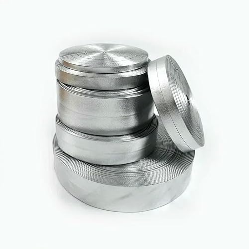 5 Meter 5–50 mm synthetisches PU-Lederseil, Gold-Silber-Band, Kordel für Schleifen, Riemen, Halsketten, Kleidung, Dekorationsband, DIY-Zubehör, Metallsilber, 10 mm 5 Meter 5–50 mm synthetisches PU-Lederseil, Gold-Silber-Band, Kordel für Schleifen, Riemen, Halsketten, Kleidung, Dekorationsband, DIY-Zubehör, Metallsilber, 10 mm von GTYFRD