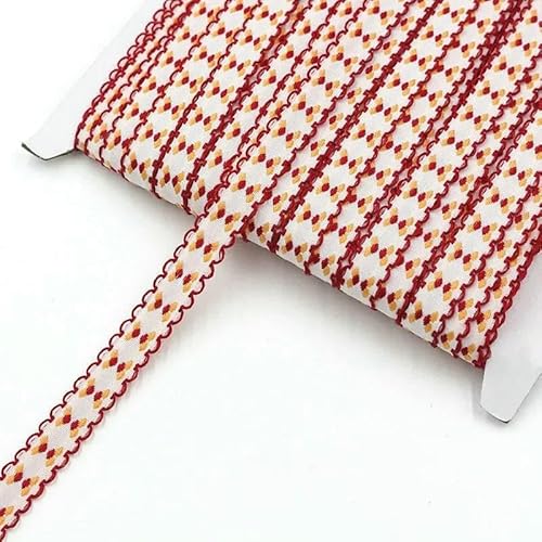 5 Yards, 12 mm, 20 mm, Stickerei, Spitzenband, Jacquardband zum Nähen von Kleidung, DIY, Haarschleifen, Hutdekor, Bastelzubehör, A04, 12 mm, 5 Yards 5 Yards, 12 mm, 20 mm, Stickerei, Spitzenband, Jacquardband zum Nähen von Kleidung, DIY, Haarschleifen, Hutdekor, Bastelzubehör, A04, 12 mm, 5 Yards von GTYFRD
