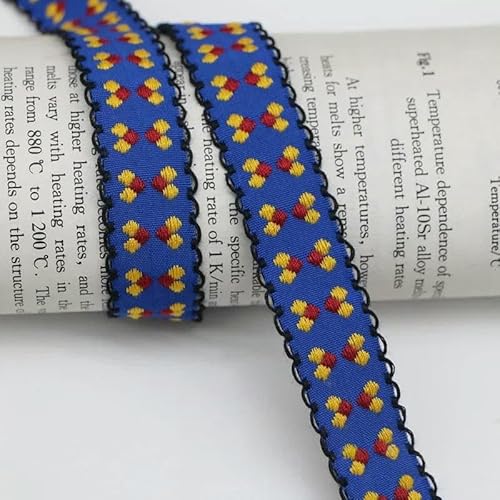 5 Yards, 12 mm, 20 mm, Stickerei, Spitzenband, Jacquardband zum Nähen von Kleidung, DIY, Haarschleifen, Hutdekor, Bastelzubehör, B01, 20 mm, 5 Yards 5 Yards, 12 mm, 20 mm, Stickerei, Spitzenband, Jacquardband zum Nähen von Kleidung, DIY, Haarschleifen, Hutdekor, Bastelzubehör, B01, 20 mm, 5 Yards von GTYFRD