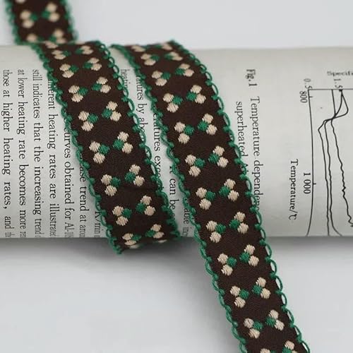 5 Yards, 12 mm, 20 mm, Stickerei, Spitzenband, Jacquardband zum Nähen von Kleidung, DIY, Haarschleifen, Hutdekor, Bastelzubehör, B10-20 mm-5 Yards 5 Yards, 12 mm, 20 mm, Stickerei, Spitzenband, Jacquardband zum Nähen von Kleidung, DIY, Haarschleifen, Hutdekor, Bastelzubehör, B10-20 mm-5 Yards von GTYFRD