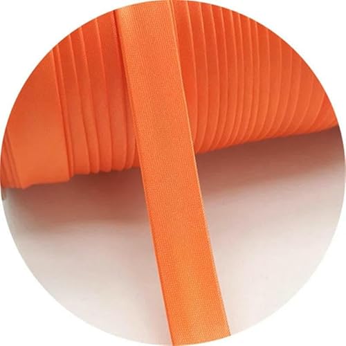 5 Yards 15 mm Rand-Nähband, Schrägband, Paspelkordel, Seil für die Herstellung und Besäumung von Heimtextilien im Patchwork-Stil, 13 Orangerot von GTYFRD