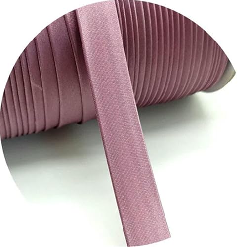 5 Yards 15 mm Rand Nähband Schrägband Paspelschnur Seil für DIY Patchwork Kleidungsherstellung und Trimmen Heimtextilien-05 Mauve von GTYFRD