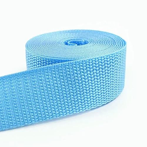 5 m, 20–50 mm, Nylon-Gurtband für Taschengurte, 1,1 mm dick, Kleidung, dekorative Bänder, Schlingen, Nähbesätze, 27 Blau, 20 mm 5 m, 20–50 mm, Nylon-Gurtband für Taschengurte, 1,1 mm dick, Kleidung, dekorative Bänder, Schlingen, Nähbesätze, 27 Blau, 20 mm von GTYFRD