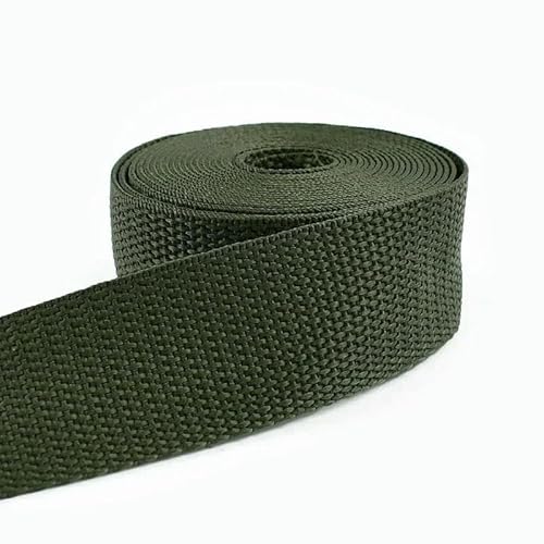 5 m, 20–50 mm, Nylon-Gurtband für Taschengurte, 1,1 mm dick, Kleidung, dekorative Bänder, Schlingen, Nähbesätze, 7 Armygreen, 38 mm 5 m, 20–50 mm, Nylon-Gurtband für Taschengurte, 1,1 mm dick, Kleidung, dekorative Bänder, Schlingen, Nähbesätze, 7 Armygreen, 38 mm von GTYFRD