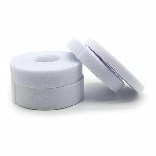 5 m/Rolle weiße Kabelbinder, wiederverwendbares Schlaufenbündel, selbstklebendes Nylonband, Organizer-Clip, Kabelhalter, Befestigungsband, DIY, 3 Rollen, Breite 20 mm 5 m/Rolle weiße Kabelbinder, wiederverwendbares Schlaufenbündel, selbstklebendes Nylonband, Organizer-Clip, Kabelhalter, Befestigungsband, DIY, 3 Rollen, Breite 20 mm von GTYFRD