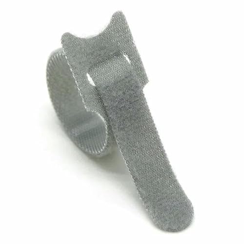 50/100 Stück lösbare Kabelbinder, Kunststoffbefestigung, wiederverwendbarer Kabelbinder, 150, 200, 250, 300 mm, Gurte, Nylon-Wickel-Reißverschluss, Bündel-Verband, Krawatte, Grau, 150 mm x 100 50/100 Stück lösbare Kabelbinder, Kunststoffbefestigung, wiederverwendbarer Kabelbinder, 150, 200, 250, 300 mm, Gurte, Nylon-Wickel-Reißverschluss, Bündel-Verband, Krawatte, Grau, 150 mm x 100 von GTYFRD