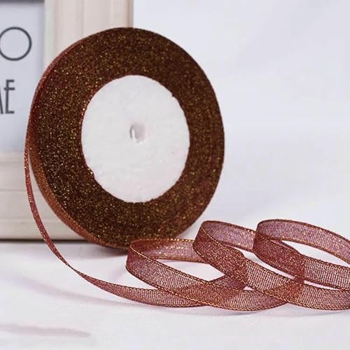 6 mm, 10 mm, 15 mm, 20 mm, 25 mm, 40 mm, 50 mm, 25 Yards, Gold-Silber-Glitzerbänder, Hochzeitsverpackung, Weihnachten, Halloween, Party, DIY-Basteln – 10 mm 48 Weinrot – 22 Meter Länge 6 mm, 10 mm, 15 mm, 20 mm, 25 mm, 40 mm, 50 mm, 25 Yards, Gold-Silber-Glitzerbänder, Hochzeitsverpackung, Weihnachten, Halloween, Party, DIY-Basteln – 10 mm 48 Weinrot – 22 Meter Länge von GTYFRD