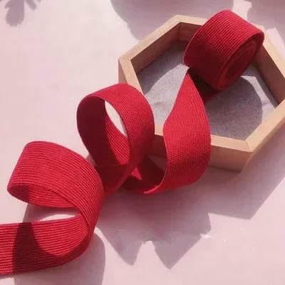 DIY-Haarfliege, Nähzubehör, gestreiftes Cordband, 38 mm, 25 mm, 15 mm, 1 Zoll, 1,5 Zoll, handgefertigtes Klebeband, 10 Yards, rot, 38 mm DIY-Haarfliege, Nähzubehör, gestreiftes Cordband, 38 mm, 25 mm, 15 mm, 1 Zoll, 1,5 Zoll, handgefertigtes Klebeband, 10 Yards, rot, 38 mm von GTYFRD