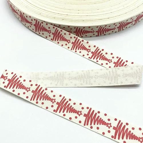 Neues 5 Yards 15 mm Weihnachtsdruckband aus Polyester-Baumwolle, DIY-Hochzeits-Weihnachtsfeier-Verpackungszubehör-10-15 mm Neues 5 Yards 15 mm Weihnachtsdruckband aus Polyester-Baumwolle, DIY-Hochzeits-Weihnachtsfeier-Verpackungszubehör-10-15 mm von GTYFRD