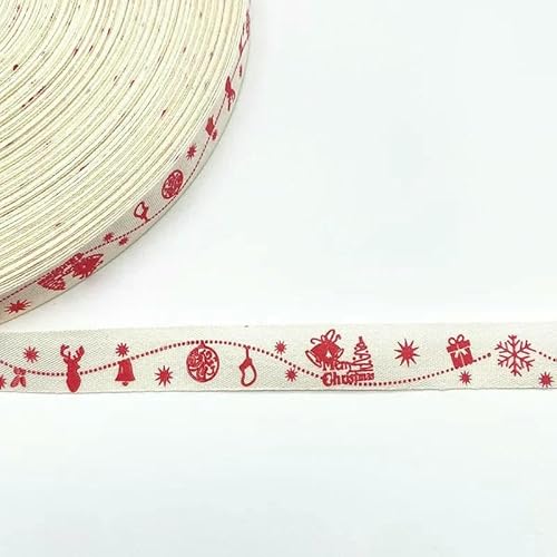 Neues 5 Yards 15 mm Weihnachtsdruckband aus Polyester-Baumwolle, DIY-Hochzeits-Weihnachtsfeier-Verpackungszubehör-56-15 mm Neues 5 Yards 15 mm Weihnachtsdruckband aus Polyester-Baumwolle, DIY-Hochzeits-Weihnachtsfeier-Verpackungszubehör-56-15 mm von GTYFRD