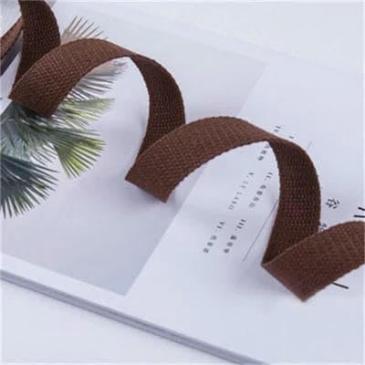 Neues 5 Yards 20/25/32/38/50 mm Gurtband Polyester-Baumwoll-Canvas-Gurtbandband für Rucksackgurt-Gürtelband Kleidungsstück gewebtes Band-5 Yards_j-38 mm von GTYFRD