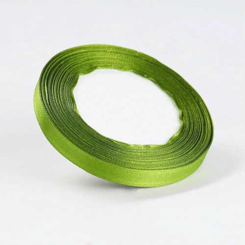Olivgrünes Satinband zum Basteln, DIY, handgefertigte Schleifen, Material für Weihnachten, Halloween, Geburtstagsfeiern, Geschenkband, 1 cm breit, 22 Meter lang Olivgrünes Satinband zum Basteln, DIY, handgefertigte Schleifen, Material für Weihnachten, Halloween, Geburtstagsfeiern, Geschenkband, 1 cm breit, 22 Meter lang von GTYFRD
