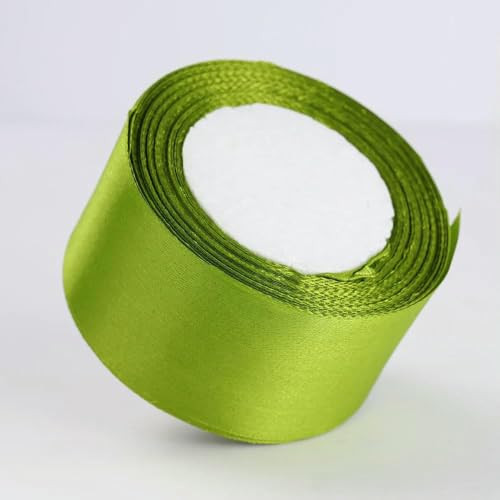 Olivgrünes Satinband zum Basteln, DIY, handgefertigte Schleifen, Material für Weihnachten, Halloween, Geburtstagsfeiern, Geschenkband, 5 cm breit, 22 Meter lang Olivgrünes Satinband zum Basteln, DIY, handgefertigte Schleifen, Material für Weihnachten, Halloween, Geburtstagsfeiern, Geschenkband, 5 cm breit, 22 Meter lang von GTYFRD