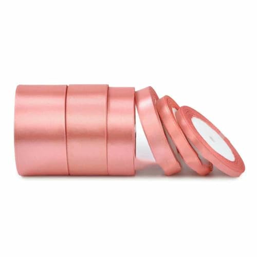 Satinband, 25 Yards, 6 mm, 10 mm, 15 mm, 25 mm, 38 mm, 50 mm, Schärpe, Schleife, handgefertigt, DIY, Basteln, Hochzeit, Party, Dekoration, Koralle, Breite 50 mm Satinband, 25 Yards, 6 mm, 10 mm, 15 mm, 25 mm, 38 mm, 50 mm, Schärpe, Schleife, handgefertigt, DIY, Basteln, Hochzeit, Party, Dekoration, Koralle, Breite 50 mm von GTYFRD