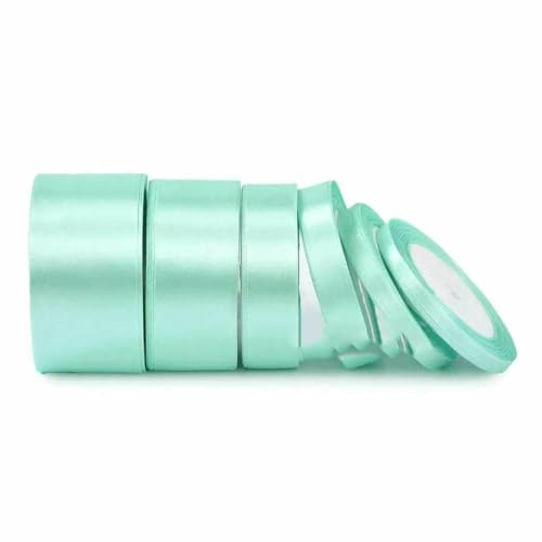 Satinband, 25 Yards, 6 mm, 10 mm, 15 mm, 25 mm, 38 mm, 50 mm, Schärpe, Schleife, handgefertigt, DIY, Basteln, Hochzeit, Party, Dekoration, Mintgrün, Breite 15 mm Satinband, 25 Yards, 6 mm, 10 mm, 15 mm, 25 mm, 38 mm, 50 mm, Schärpe, Schleife, handgefertigt, DIY, Basteln, Hochzeit, Party, Dekoration, Mintgrün, Breite 15 mm von GTYFRD
