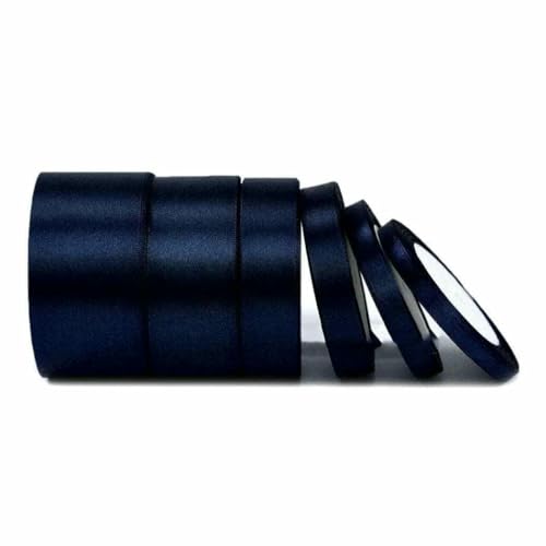 Satinband, 25 Yards, 6 mm, 10 mm, 15 mm, 25 mm, 38 mm, 50 mm, Schärpe, Schleife, handgefertigt, DIY, Basteln, Hochzeit, Party, Dekoration, Mitternachtsblau, Breite 15 mm Satinband, 25 Yards, 6 mm, 10 mm, 15 mm, 25 mm, 38 mm, 50 mm, Schärpe, Schleife, handgefertigt, DIY, Basteln, Hochzeit, Party, Dekoration, Mitternachtsblau, Breite 15 mm von GTYFRD