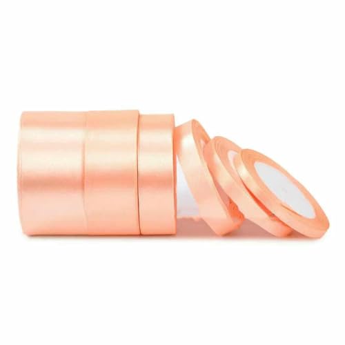 Satinband, 25 Yards, 6 mm, 10 mm, 15 mm, 25 mm, 38 mm, 50 mm, Schärpe, Schleife, handgefertigt, DIY, Basteln, Hochzeit, Party, Dekoration, Pfirsich, Breite 50 mm Satinband, 25 Yards, 6 mm, 10 mm, 15 mm, 25 mm, 38 mm, 50 mm, Schärpe, Schleife, handgefertigt, DIY, Basteln, Hochzeit, Party, Dekoration, Pfirsich, Breite 50 mm von GTYFRD