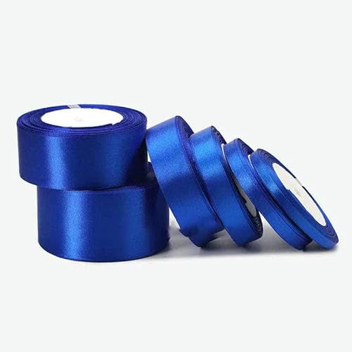 Satinband, 25 Yards, 6 mm – 50 mm, Schärpe, Wickelschleife, handgefertigt, DIY-Bastelarbeiten, Halloween, Weihnachten, Hochzeit, Geburtstag, Party-Dekoration, Blau, Breite 6 mm Satinband, 25 Yards, 6 mm – 50 mm, Schärpe, Wickelschleife, handgefertigt, DIY-Bastelarbeiten, Halloween, Weihnachten, Hochzeit, Geburtstag, Party-Dekoration, Blau, Breite 6 mm von GTYFRD