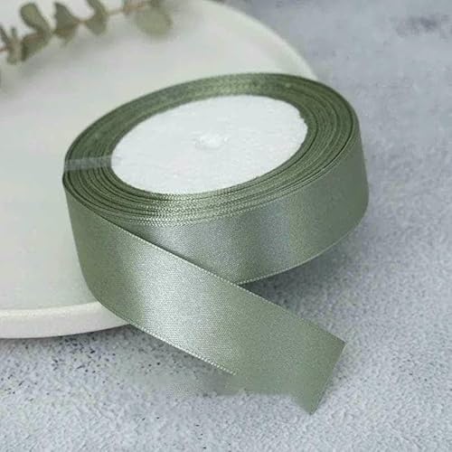 Satinband, 25 Yards/Rolle, 6 mm, 10 mm, 15 mm, 25 mm, 38 mm, 50 mm, Schärpe, Schleife, handgefertigt, Basteln, Weihnachten, Hochzeit, Party, Dekoration, Salbeigrün, Breite 10 mm Satinband, 25 Yards/Rolle, 6 mm, 10 mm, 15 mm, 25 mm, 38 mm, 50 mm, Schärpe, Schleife, handgefertigt, Basteln, Weihnachten, Hochzeit, Party, Dekoration, Salbeigrün, Breite 10 mm von GTYFRD