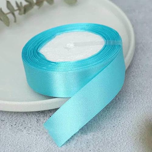 Satinband, 25 Yards/Rolle, 6 mm, 10 mm, 15 mm, 25 mm, 38 mm, 50 mm, Schärpe, Schleife, handgefertigt, Basteln, Weihnachten, Hochzeit, Party, Dekoration, Türkis, Breite 15 mm Satinband, 25 Yards/Rolle, 6 mm, 10 mm, 15 mm, 25 mm, 38 mm, 50 mm, Schärpe, Schleife, handgefertigt, Basteln, Weihnachten, Hochzeit, Party, Dekoration, Türkis, Breite 15 mm von GTYFRD