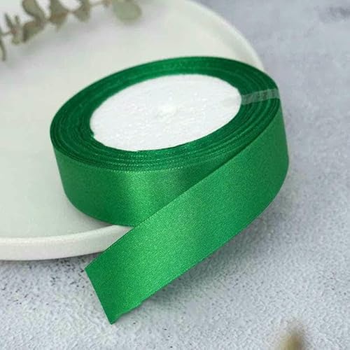 Satinband, 25 Yards/Rolle, 6 mm, 10 mm, 15 mm, 25 mm, 38 mm, 50 mm, Schärpe, Schleife, handgefertigt, DIY, Basteln, Weihnachten, Hochzeit, Party, Dekoration, Grün, Breite 50 mm Satinband, 25 Yards/Rolle, 6 mm, 10 mm, 15 mm, 25 mm, 38 mm, 50 mm, Schärpe, Schleife, handgefertigt, DIY, Basteln, Weihnachten, Hochzeit, Party, Dekoration, Grün, Breite 50 mm von GTYFRD