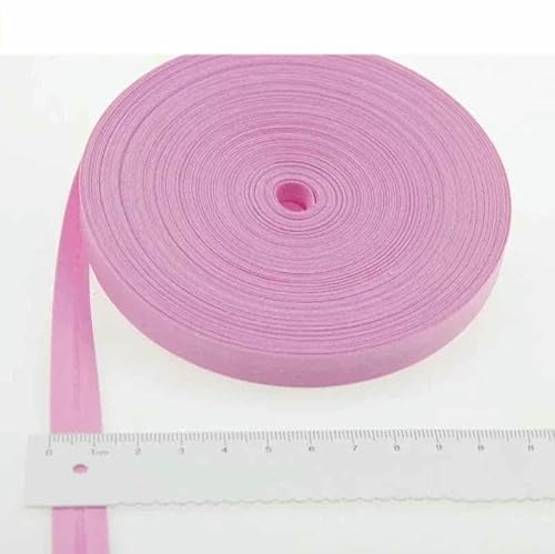 Schrägband aus Polyester, Größe: 12 mm, Breite: 1,27 cm, 27,6 m, das schmalste gefaltete Schrägband zum Selbernähen, 1 Rosa, 12 mm x 27,6 m Schrägband aus Polyester, Größe: 12 mm, Breite: 1,27 cm, 27,6 m, das schmalste gefaltete Schrägband zum Selbernähen, 1 Rosa, 12 mm x 27,6 m von GTYFRD