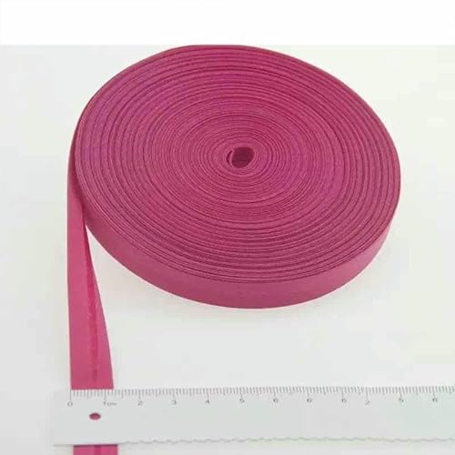Schrägband aus Polyester, Größe: 12 mm, Breite: 1,27 cm, 27,6 m, das schmalste gefaltete Schrägband zum Selbernähen – 12 rosa – 12 mm x 27,6 m Schrägband aus Polyester, Größe: 12 mm, Breite: 1,27 cm, 27,6 m, das schmalste gefaltete Schrägband zum Selbernähen – 12 rosa – 12 mm x 27,6 m von GTYFRD