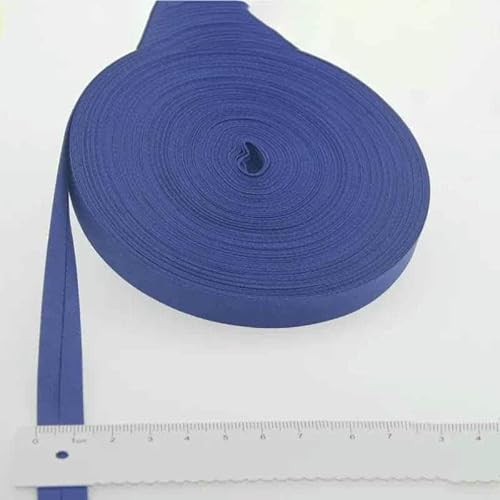 Schrägband aus Polyester, Größe: 12 mm, Breite: 1,27 cm, 27,6 m, das schmalste gefaltete Schrägband zum Selbernähen – 18 Königsblau – 12 mm x 27,6 m Schrägband aus Polyester, Größe: 12 mm, Breite: 1,27 cm, 27,6 m, das schmalste gefaltete Schrägband zum Selbernähen – 18 Königsblau – 12 mm x 27,6 m von GTYFRD
