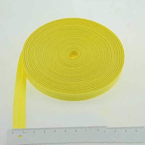 Schrägband aus Polyester, Größe: 12 mm, Breite: 1,27 cm, 27,6 m, das schmalste gefaltete Schrägband zum Selbernähen – 21 Zitronengelb – 12 mm x 27,6 m Schrägband aus Polyester, Größe: 12 mm, Breite: 1,27 cm, 27,6 m, das schmalste gefaltete Schrägband zum Selbernähen – 21 Zitronengelb – 12 mm x 27,6 m von GTYFRD