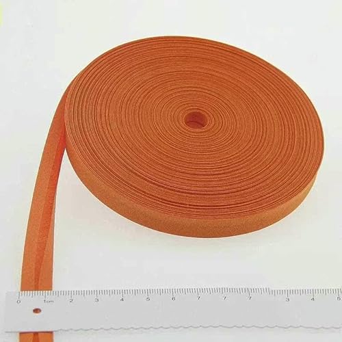Schrägband aus Polyester, Größe: 12 mm, Breite: 1,27 cm, 27,6 m, das schmalste gefaltete Schrägband zum Selbernähen – 22 Orangerot – 12 mm x 27,6 m Schrägband aus Polyester, Größe: 12 mm, Breite: 1,27 cm, 27,6 m, das schmalste gefaltete Schrägband zum Selbernähen – 22 Orangerot – 12 mm x 27,6 m von GTYFRD