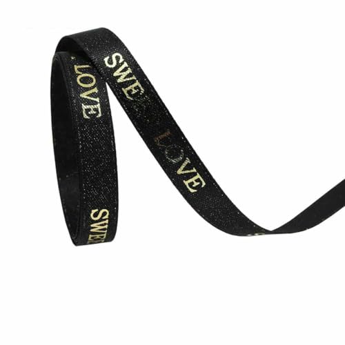 Schwarz-weißes Band zum Verpacken von Box-Dekorationen, Valentinstag-DIY-Bastelgirlande mit Schleife und Knoten und Heimdekoration, 2–5 Yards Schwarz-weißes Band zum Verpacken von Box-Dekorationen, Valentinstag-DIY-Bastelgirlande mit Schleife und Knoten und Heimdekoration, 2–5 Yards von GTYFRD
