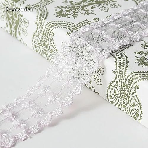 Spitzenband, 40 mm, 3,8 cm, DIY-Spielzeug, Haarschleifen, Zubehör, Dekoration, Handarbeit, Basteln, Nähen, Materialien, 9,1 m, Hellviolett, 4 cm Spitzenband, 40 mm, 3,8 cm, DIY-Spielzeug, Haarschleifen, Zubehör, Dekoration, Handarbeit, Basteln, Nähen, Materialien, 9,1 m, Hellviolett, 4 cm von GTYFRD