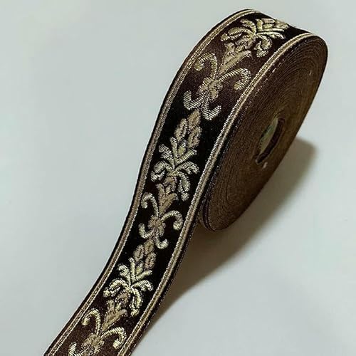 Spitzenband mit ethnischer Stickerei, Vintage-Stil, Jacquard-Spitzenbesatz, für Kleider, Kleidung, Taschen, Dekorationen, DIY-Nähzubehör, 3 cm, Schwarz, 100 cm Spitzenband mit ethnischer Stickerei, Vintage-Stil, Jacquard-Spitzenbesatz, für Kleider, Kleidung, Taschen, Dekorationen, DIY-Nähzubehör, 3 cm, Schwarz, 100 cm von GTYFRD