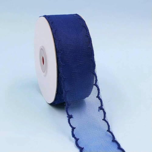 Transparentes Chiffonband, Organza-Satinband, 3,8 cm breit, für Haarschleifen-Clip-Accessoires und Dekorationen für Festivals, Hochzeiten und Brautpartys, 20,3 cm lang, 4,5 m Transparentes Chiffonband, Organza-Satinband, 3,8 cm breit, für Haarschleifen-Clip-Accessoires und Dekorationen für Festivals, Hochzeiten und Brautpartys, 20,3 cm lang, 4,5 m von GTYFRD