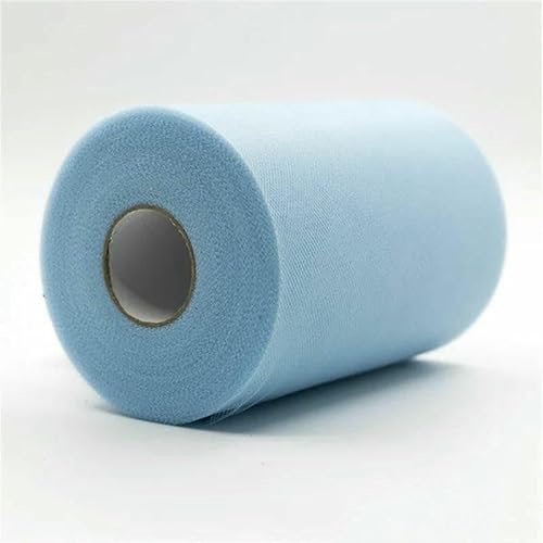 Tüllrolle, 15 cm, 25 Yards, Tüll-Organza-Rollenspule, Tutu-Stoff, Hochzeit, Geburtstagsdekoration, Partyzubehör, Babyparty-Zubehör-C19 Tüllrolle, 15 cm, 25 Yards, Tüll-Organza-Rollenspule, Tutu-Stoff, Hochzeit, Geburtstagsdekoration, Partyzubehör, Babyparty-Zubehör-C19 von GTYFRD