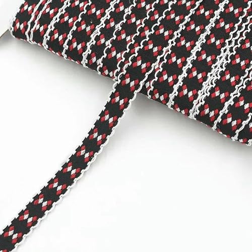 Yards, 12 mm, 20 mm, Stickerei, Spitzenband, Jacquardband zum Nähen von Kleidung, DIY, Haarschleifen, Hutdekor, Bastelzubehör, A02, 12 mm, 5 Yards Yards, 12 mm, 20 mm, Stickerei, Spitzenband, Jacquardband zum Nähen von Kleidung, DIY, Haarschleifen, Hutdekor, Bastelzubehör, A02, 12 mm, 5 Yards von GTYFRD