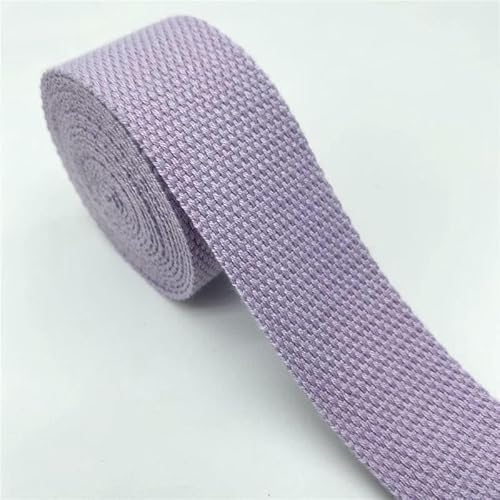 Yards 25 mm 30 mm 38 mm Baumwollband, Canvas-Baumwollgurtband, Rucksack-Umreifungstaschen, Basteln für Gürteltaschen, Hundezubehör, 07–38 mm, 2 Yards von GTYFRD