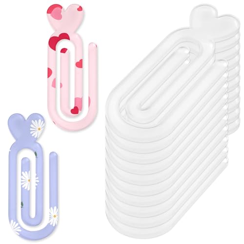 10 Stück Sublimations-Büroklammern, Acryl, 10,2 x 5,1 cm, Jumbo-Büroklammern für Wärmeübertragung, DIY, personalisiertes Handwerk, Schule, Büro, Zuhause, Geschenkzubehör 10 Stück Sublimations-Büroklammern, Acryl, 10,2 x 5,1 cm, Jumbo-Büroklammern für Wärmeübertragung, DIY, personalisiertes Handwerk, Schule, Büro, Zuhause, Geschenkzubehör von GTian