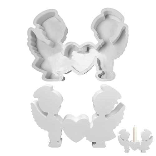 GUAHKUN 3D Silikon Backform Engel Kerzenformen Gießformen für Bastelarbeiten Dekorationen und DIY-Projekte GUAHKUN 3D Silikon Backform Engel Kerzenformen Gießformen für Bastelarbeiten Dekorationen und DIY-Projekte von GUAHKUN